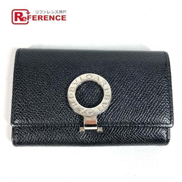BVLGARI ブルガリ ブルガリブルガリ ロゴ 6連 ロゴ 6P 鍵 キーケース ブラック ユニセックス【中古】