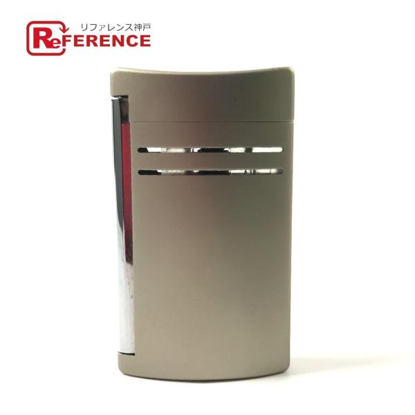 S.T.Dupont エス・テー・デュポン ターボライター ロゴ 喫煙具 タバコグッズ ライター ゴールド ユニセックス【中古】