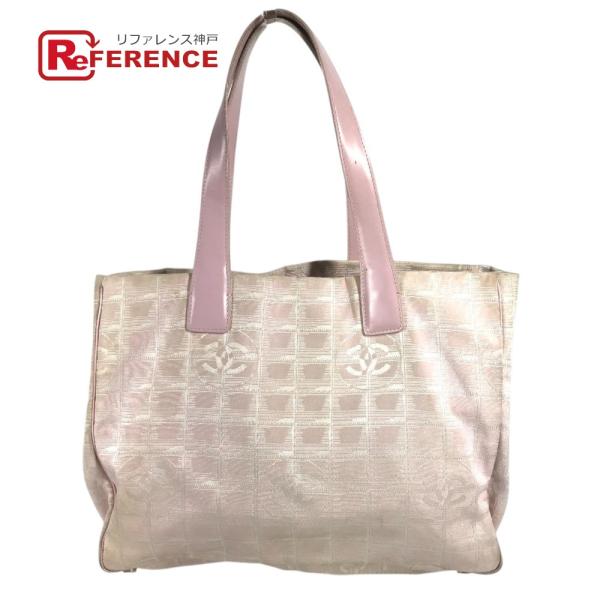 CHANEL シャネル A15991  ニュートラベルライン MM　ニュートラベルラインMM ショルダーバック トートバッグ ピンク ユニセックス【中古】