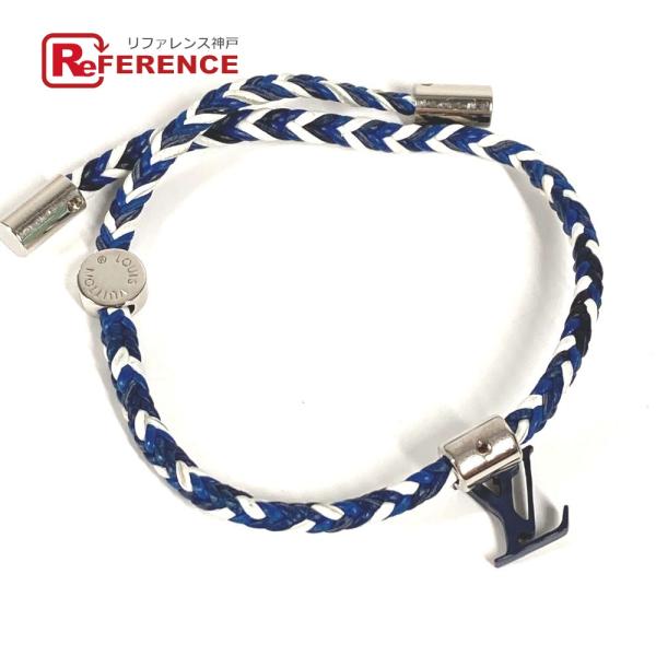 LOUIS VUITTON ルイヴィトン M6792  ブラスレ フレンドシップチャーム アクセサリー バングル ブレスレット ネイビー ユニセックス【中古】