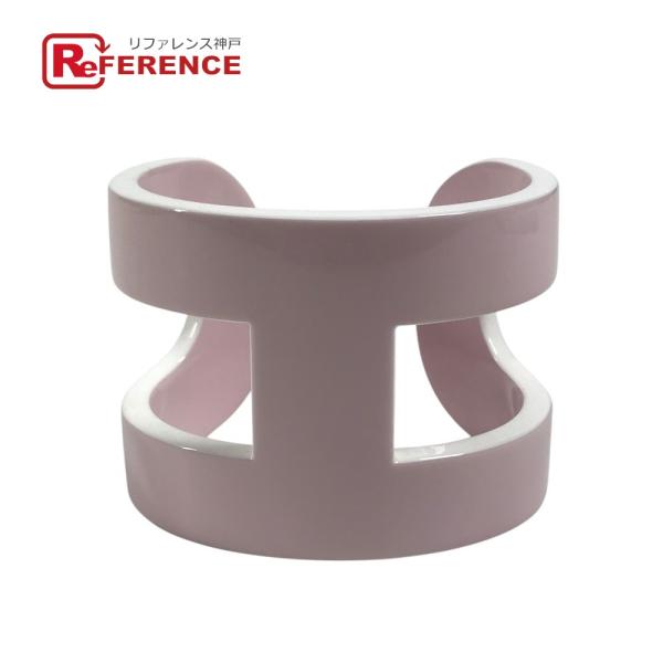 HERMES エルメス アノ バングル アクセサリー ジュエリー  ブレスレット ピンク レディース【中古】