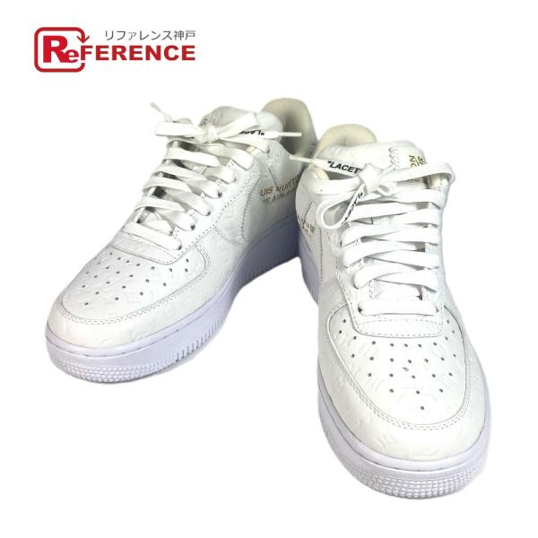 未使用 LOUIS VUITTON ルイヴィトン ナイキ エアフォース1 ロー 靴 シューズ Nike Air Force 1 Low スニーカー ホワイト【中古】