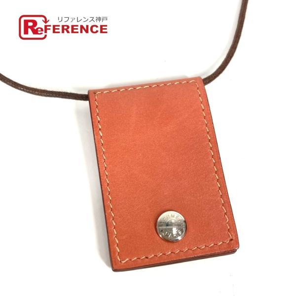 HERMES エルメス フォトケース 写真 ペンダント アクセサリー ネックレス ピンク レディース【中古】