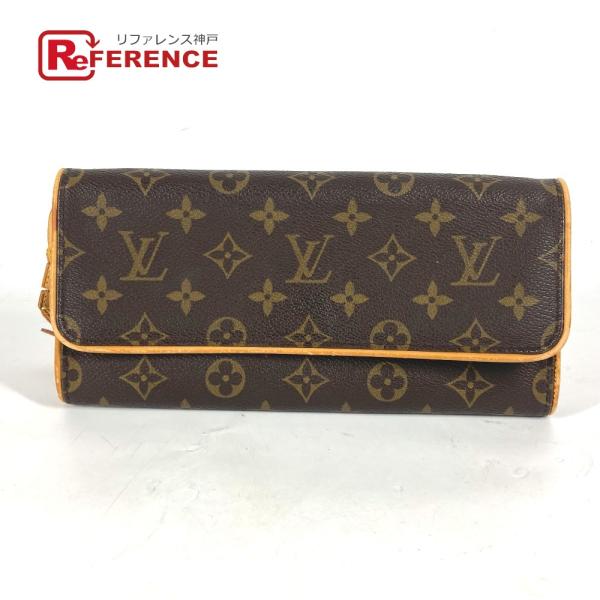 LOUIS VUITTON ルイヴィトン M51852 ポシェットツインGM 2WAYバッグ クラッチバッグ 斜め掛け カバン モノグラム ショルダーバッグ【中古】