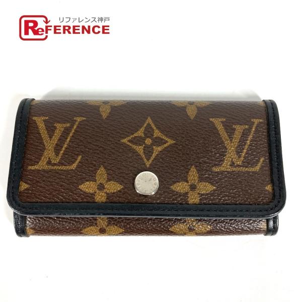 LOUIS VUITTON ルイヴィトン M60165 ミュルティクレ6 6連 鍵 モノグラムマカサー キーケース ブラウン ユニセックス【中古】