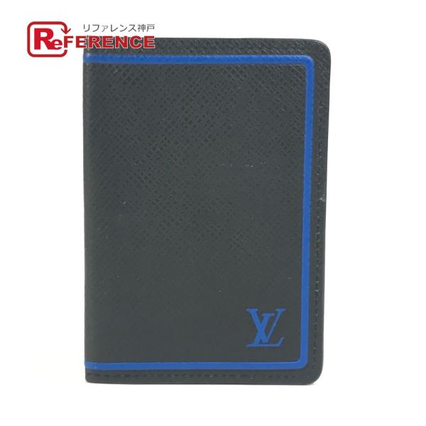 美品 LOUIS VUITTON ルイヴィトン  M63329 オーガナイザー ドゥ ポッシュ  名刺入れ パスケース 2つ折り タイガ カードケース 【中古】