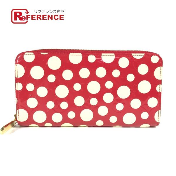LOUIS VUITTON ルイヴィトン M91572 ジッピーウォレット 草間彌生コラボ クサマヤヨイ ヴェルニ ット インフィニティ 長財布【中古】