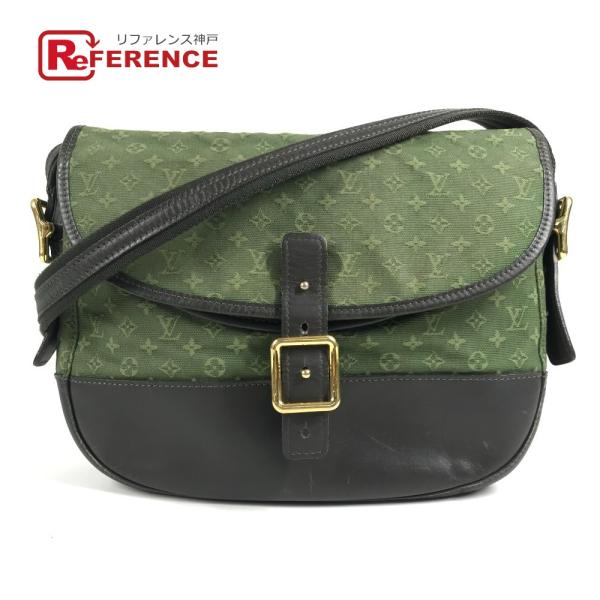 LOUIS VUITTON ルイヴィトン M92673 ベランジェール 斜め掛け  フラップ モノグラムミニ ショルダーバッグ カーキ ユニセックス【中古】