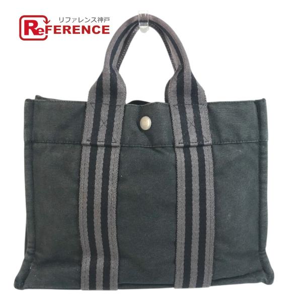 HERMES エルメス フールトゥPM フールトゥ PM トートバッグ カバン ハンドバッグ ブラック ユニセックス【中古】