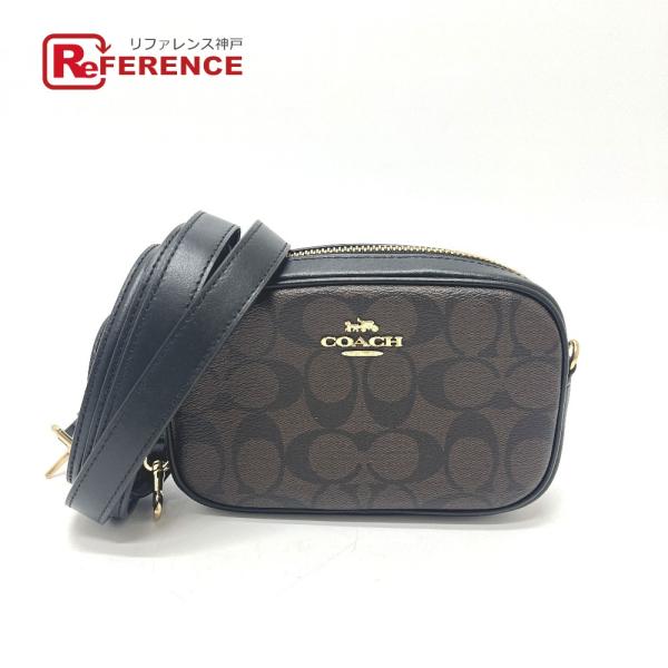 未使用 COACH コーチ F79209 シグネチャー コンバーチブル ベルト カバン ミニバッグ ショルダーバッグ ブラウン レディース【中古】