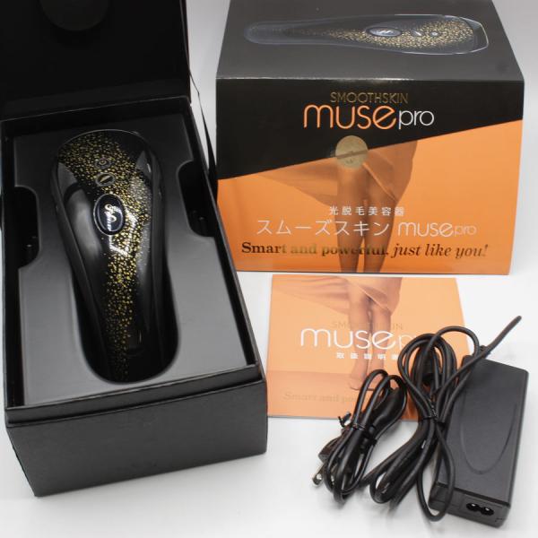 【美品】SMOOTHSKIN脱毛器 本体+ケース 美品】スムーズスキン MUSE Pro SSMUSE400 専用ケース付き 脱毛器 家庭