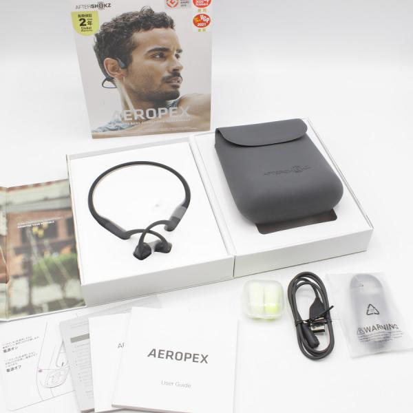 【新品未開封】AfterShokz  AFT-EP-000011 Shokz（ショックス） 【美品】AFTERSHOKZ Aeropex AFT-EP-000011 骨