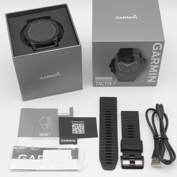 【美品】GARMIN tactix 7 Pro Sapphire Dual Power Black 010-02704-34 スマートウォッチ タクティクス ガーミン 本体 refun_026818