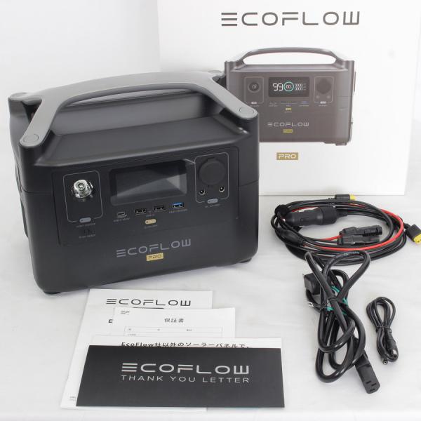 ECOFLOW  600 Pro ポータブル電源 ECOFLOW 【美品】EcoFlow RIVER 600 Pro 720Wh ポータブル電源