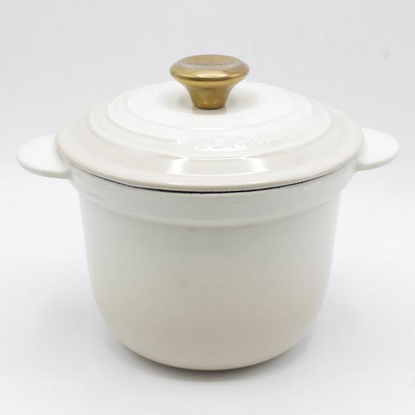 ルクルーゼ ココットエブリィ 18 ナツメグ インナーリッド付き ︎【未使用】ル・クルーゼ ココットエブリィ ナツメグ18︎