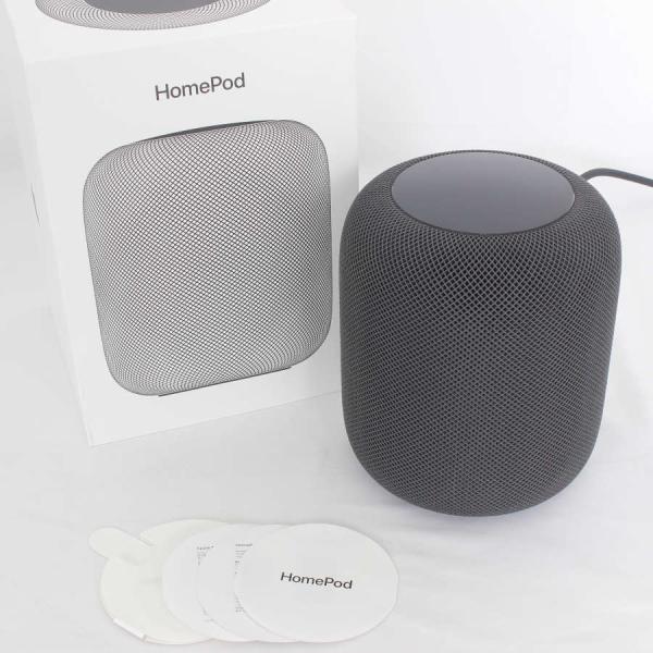 Apple 【美品】Apple HomePod MQHW2J/A スペースグレイ スマート