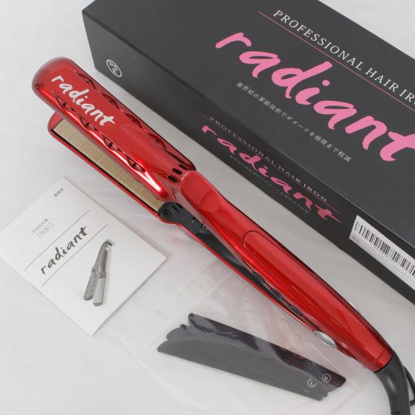 新品 LM125-R シルクプロヘアアイロン 28mm radiant レッド refun_030534