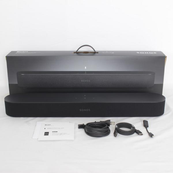 Sonos Beam スマートTVサウンドバー(ブラック)BEAM1JP1BLK Sonos 【美品】Sonos Beam スマートTVサウンドバー ブラック