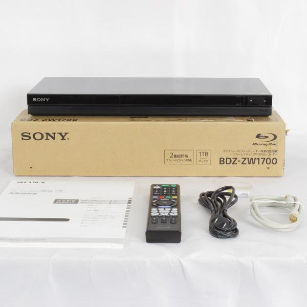 【ボーナスストア+5％】SONY ブルーレイレコーダー BDZ-ZW1700 1TB 2チューナー 長時間録画/W録画対応 ソニー 本体