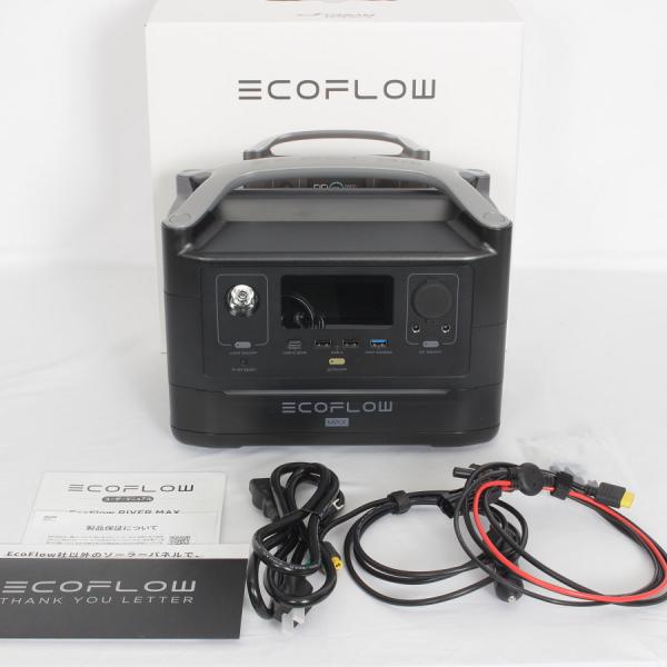 EcoFlow RIVER 600 Max ポータブル電源 576Wh リバーマックス