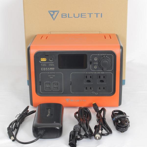 BLUETTI EB55 ポータブル電源 537Wh/700W BLUETTI EB55 Portable Power Station | 700W 537Wh - BLUETTI KE