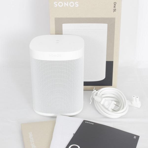 ボーナスストア+5％【美品】Sonos One SL ONESLJP1 ホワイト 