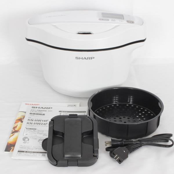 【美品】SHARP KN-HW24E-W 自動圧力調理鍋 KN-HW24E | ヘルシオ ホットクック：シャープ