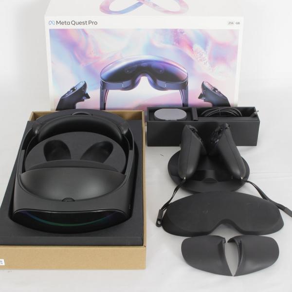 【美品】 Quest Pro 256GB VR ヘッドマウントディスプレイ ヘッドセット メタクエストプロ オキュラス 本体 refun_041462