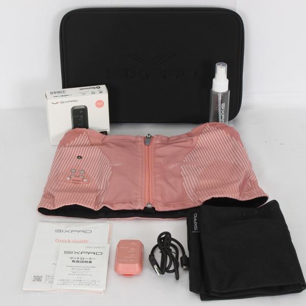 【美品】SIXPAD パワースーツ コアベルト SE-BS-05B-M ピンク ボーナスストア+5％】MTG SIXPAD Powersuit Core Belt SE-BS-05B