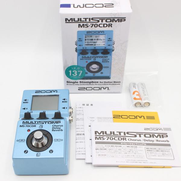ボーナスストア+5％】ZOOM MULTISTOMP MS-70CDR (MS70CDR