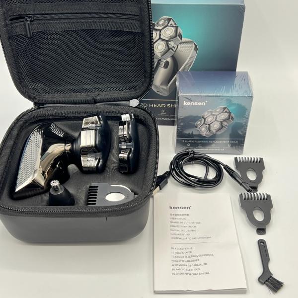 kensen 7D HEAD SHAVER メンズシェーバー ボーナスストア+5％【美品】kensen 7Dシェーバースキンヘッド JK-5588A