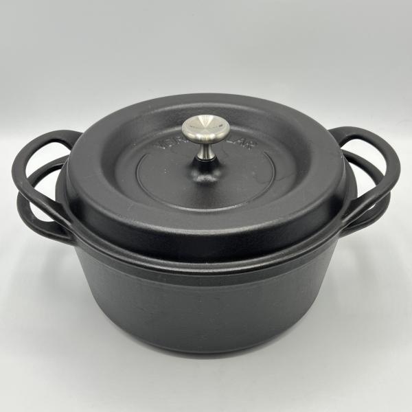Vermicular - バーミキュラ オーブンポットラウンド 22cm MBK22R マットブラック ホーロー 両手鍋 本体 ボーナスストア+5％】バーミキュラ オーブンポットラウンド 22cm