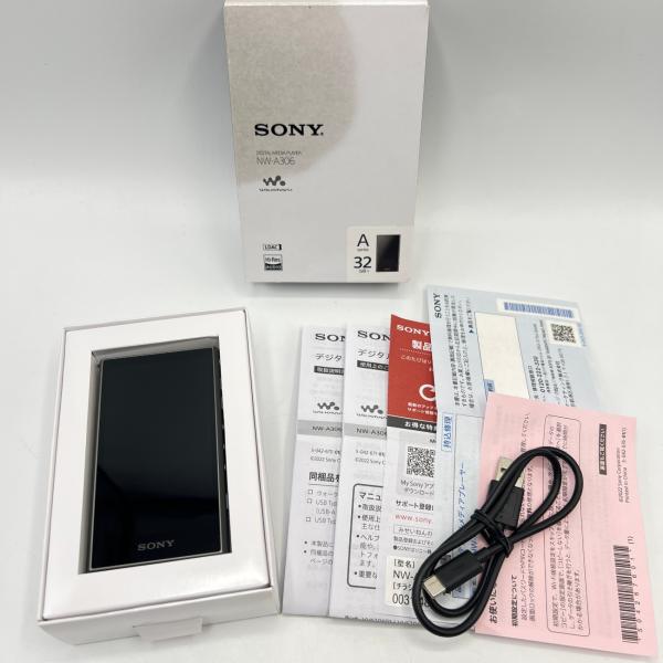 SONY　ウォークマン NW-A306 ボーナスストア+5％【美品】SONY WALKMAN NW-A306-H 32GB グレー A300