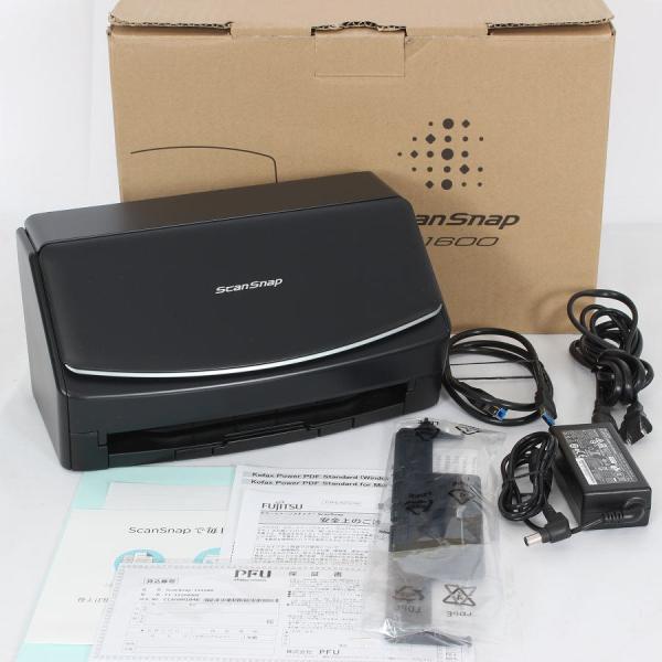 ボーナスストア+5％【美品】富士通 ScanSnap iX1600 FI-IX1600BK