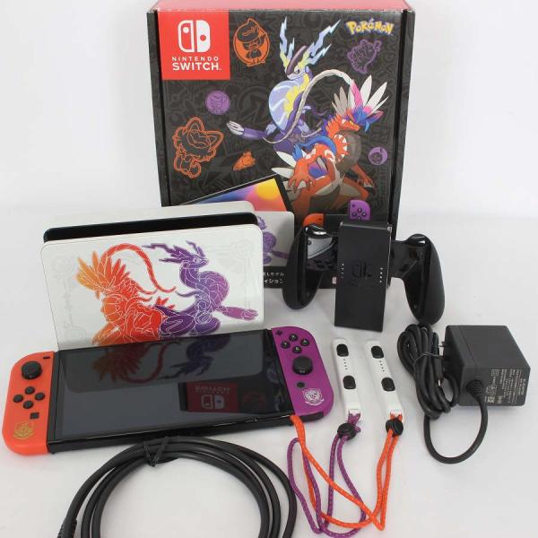 【極美品！】Nintendo Switch スカーレットバイオレットエディション Nintendo Switch 有機ELモデル スカーレット・バイオレット