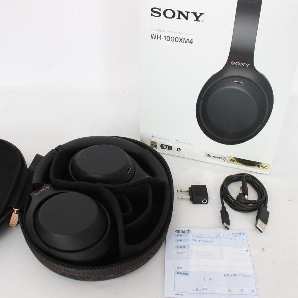 ボーナスストア+5％【美品】SONY WH-1000XM4-B ブラック