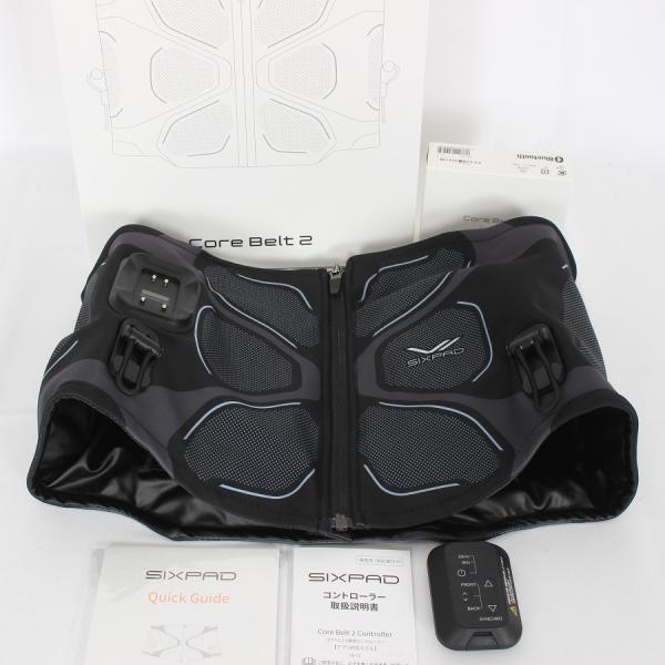 SIXPAD Core Belt 2 Mサイズ リモコン付き ボーナスストア+5％【美品】SIXPAD Core Belt 2 SE-CB-03C-L