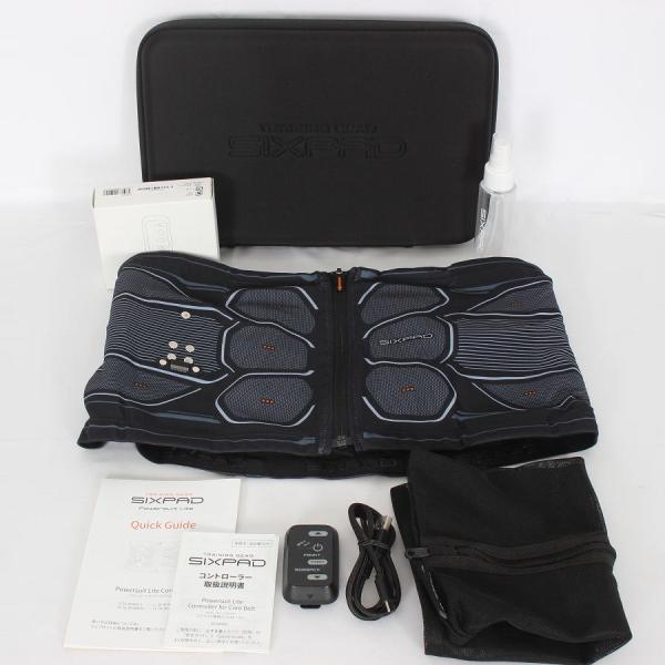 SIXPAD - 【美品/正規品】MTG シックスパッド パワースーツ コアベルト SE-BC00C-L Lサイズ SIXPAD Powersuit Core Belt 本体 ボーナスストア+5％】MTG SIXPAD Powersuit Core Belt Lサイズ