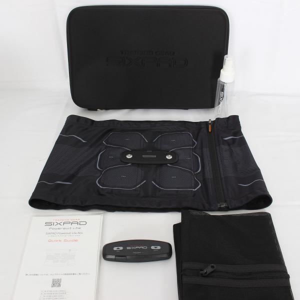 【美品】MTG SIXPAD Powersuit Lite Abs L SE-AT00C-L リモコン付き シックスパッド パワースーツ ライト アブズ 本体■商品状態【A】大きなダメージもなく程度良好の美品・USED品ではございますが大き...