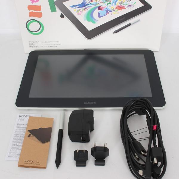 ボーナスストア+5％【美品】WACOM One Creative Pen Display DTC133W1D