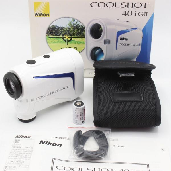 【美品】Nikon COOLSHOT 40i GII G2 クールショット ボーナスストア+5％【美品】NIKON COOLSHOT 40i GII ゴルフ用レーザー