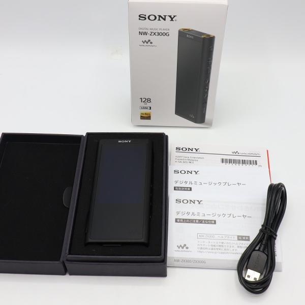 ボーナスストア+5％】SONY NW-ZX300G-BM 128GB ブラック ポータブル