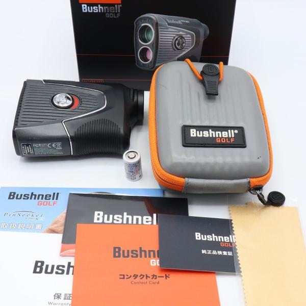 Bushnell PINSEEKER PRO XE JOLT ゴルフ用レーザー距離計 ブッシュネル ピンシーカープロ ジョルト 本体■商品状態【B】一般的な使用感のある商品・本体の所々に細かな擦れキズがみられます。・商品の特性上、収納ケース...