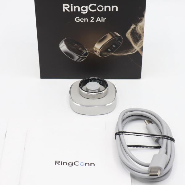 RingConn Gen2 Air RCA-02-124031401 ギャラクシーシルバー US14号 スマートリング リンコン 本体■商品状態【B】一般的な使用感のある商品・商品の特性上、リングには使用に伴う細かな擦れがございます。・動作...