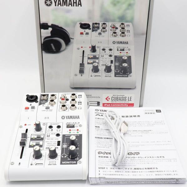 ボーナスストア+5％【美品】ヤマハ ウェブキャスティングミキサー AG03