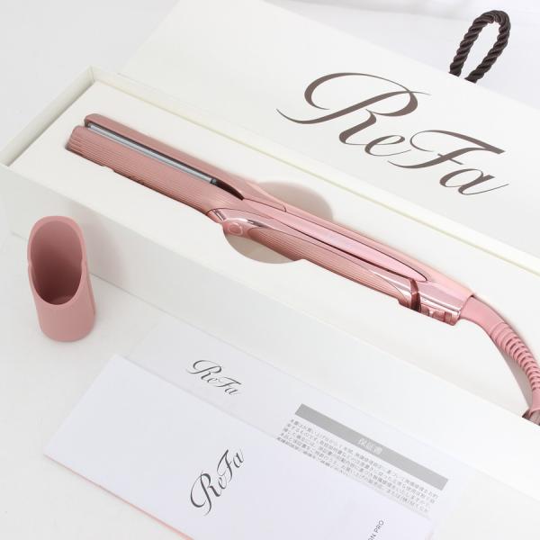 ReFa ストレートアイロン プロ ピンク 美品 動作確認済 ボーナスストア+5％【美品】MTG ReFa STRAIGHT IRON PRO RE-AT-05A