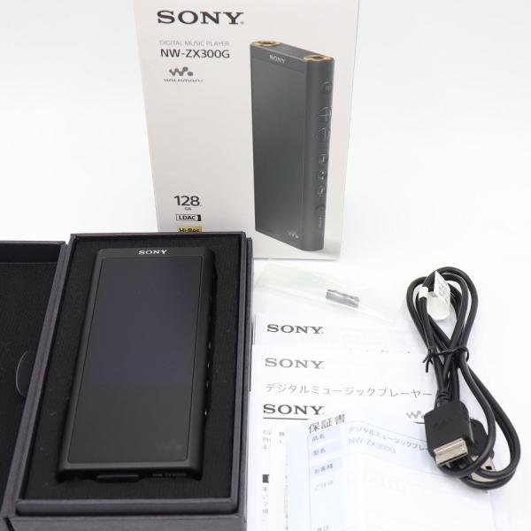 ボーナスストア+5％【美品】SONY NW-ZX300G-BM 128GB ブラック
