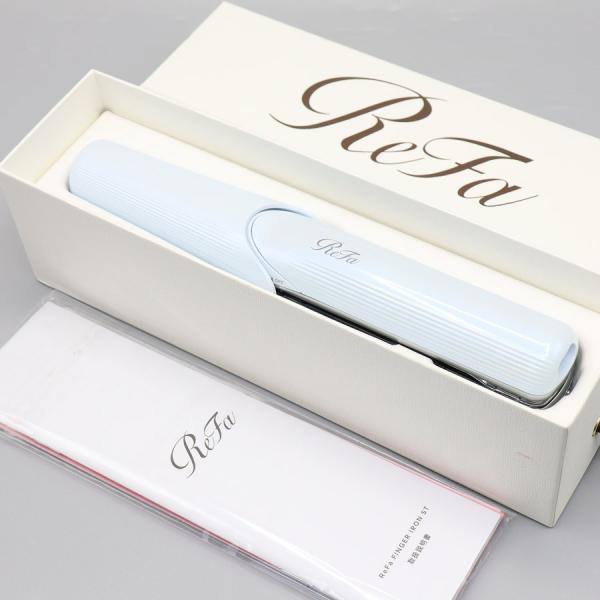 新品未使用　保証書付き　ReFa リファ　フィンガーアイロンST ホワイト ボーナスストア+5％【美品】MTG ReFa FINGER IRON ST RE-AS-02A