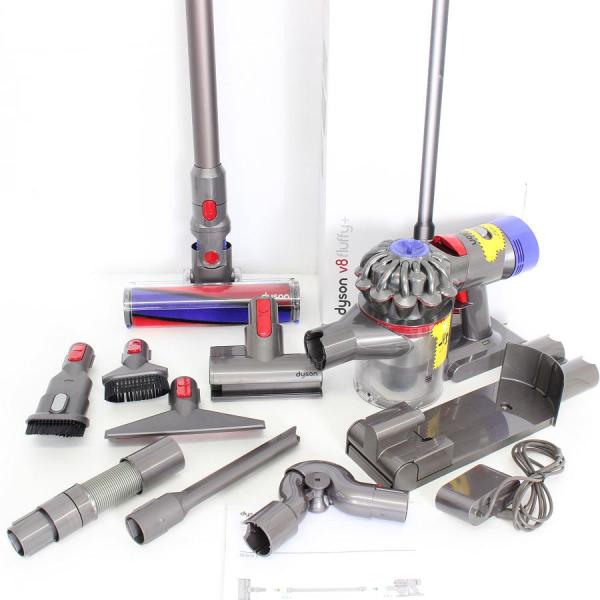 【ボーナスストア+5％】Dyson V8 Fluffy+ SV10 FF COM2 コードレスクリーナー 掃除機 ダイソン 本体