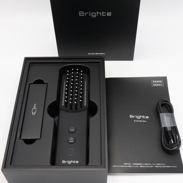 ボーナスストアPlus【美品】Brighte ELEKI BRUSH+ BRT-FSB180 ブラック